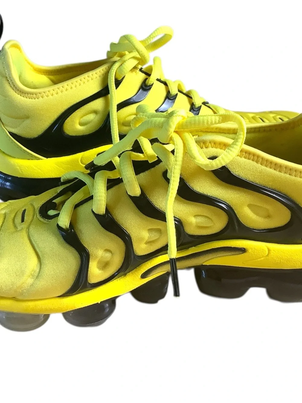 Nike Air Vapromax Plus “Bumble Bee” yellow and black sneakers men’s size 7